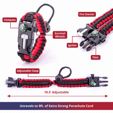 Load image into Gallery viewer, Tactical Paracord Bracelet